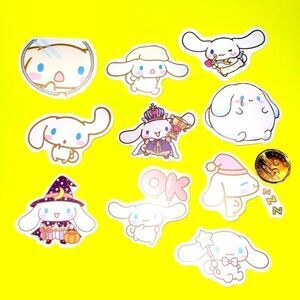 3/$20 10 pcs brand new waterproof Cinnamoroll stickers.